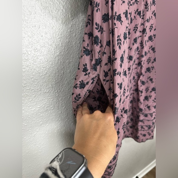 Madewell Tillie Puff-Sleeve Mini Dress in Shadow Blooms Size M-L - Picture 8 of 12